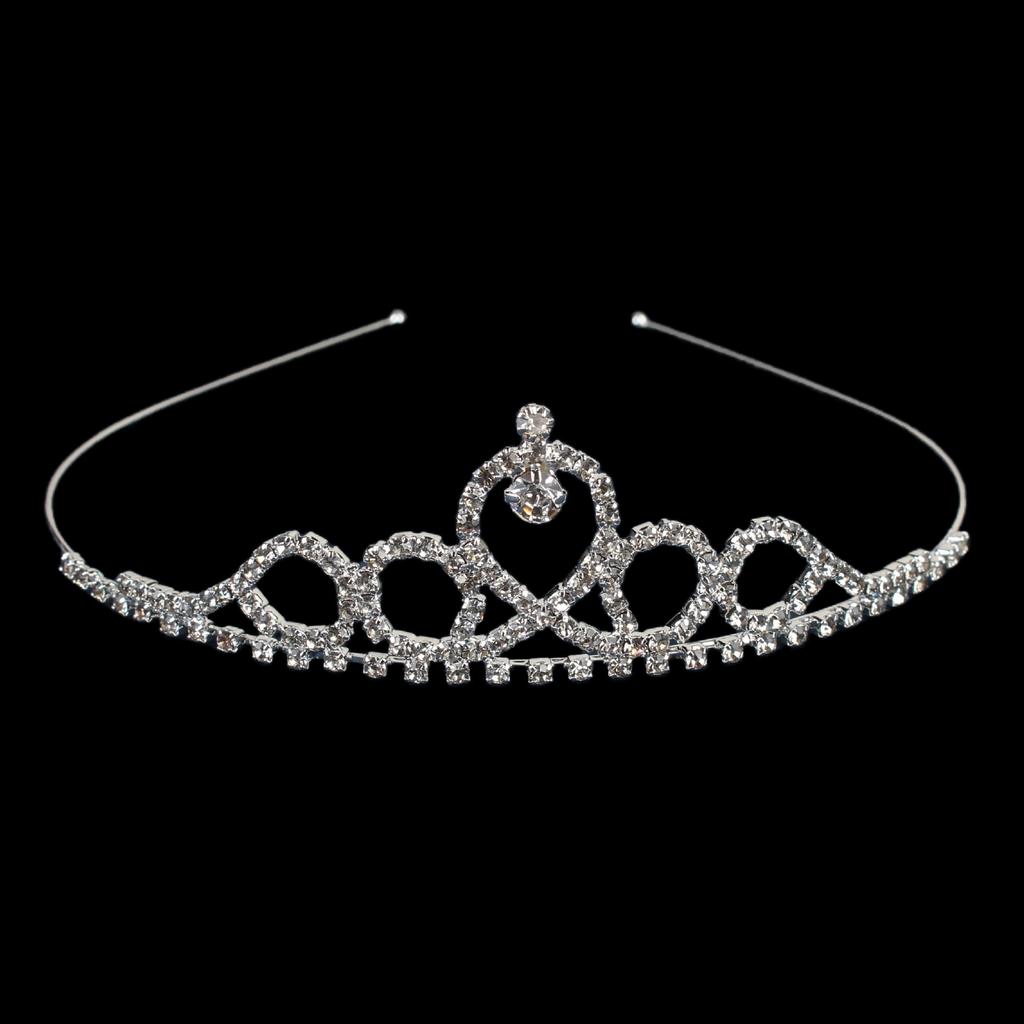 Korean Style Korean Style Children's Headband Bridal Rhinestone Tiara Crown Korean Style Wedding Dress Claw Chain Accessories