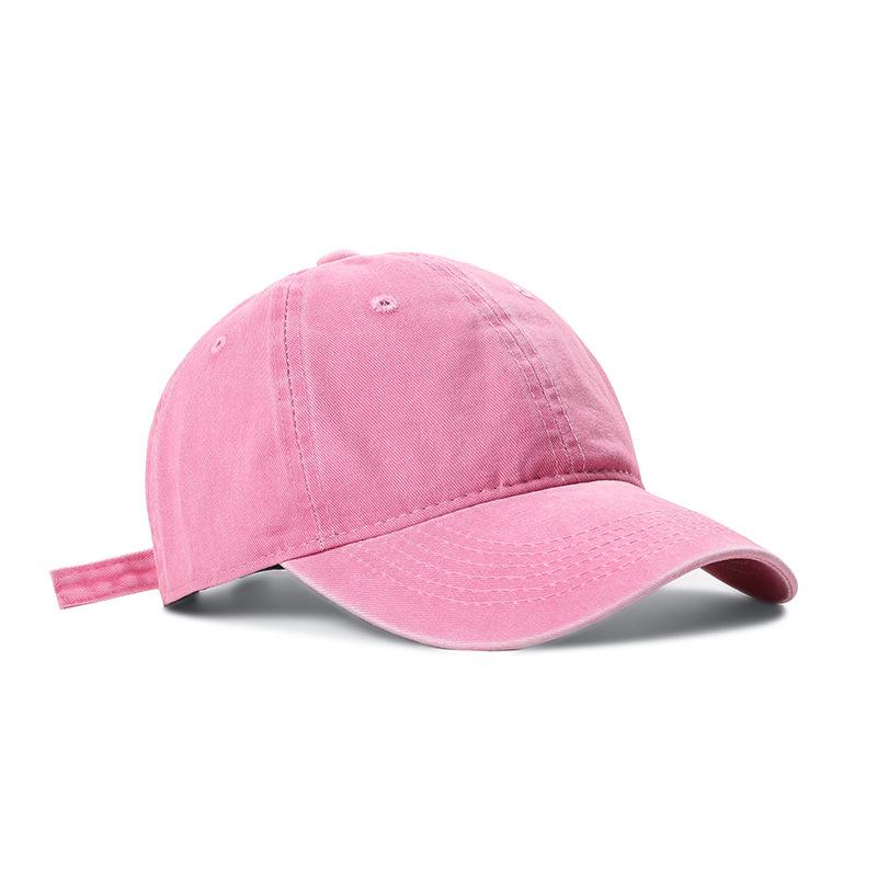 Hat Women'S Cap Soft Top Versatile Washed Solid Color Baseball Cap Casual Men'S Denim Hat