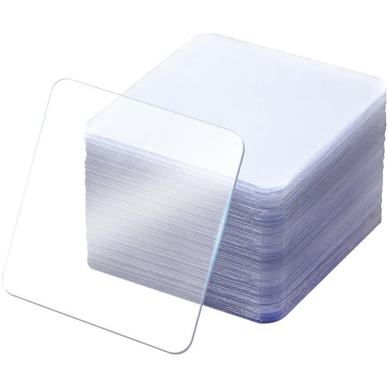 High Viscosity Transparent Nano Double-Sided Adhesive Tape - Traceless PET Square Stickers In Stock