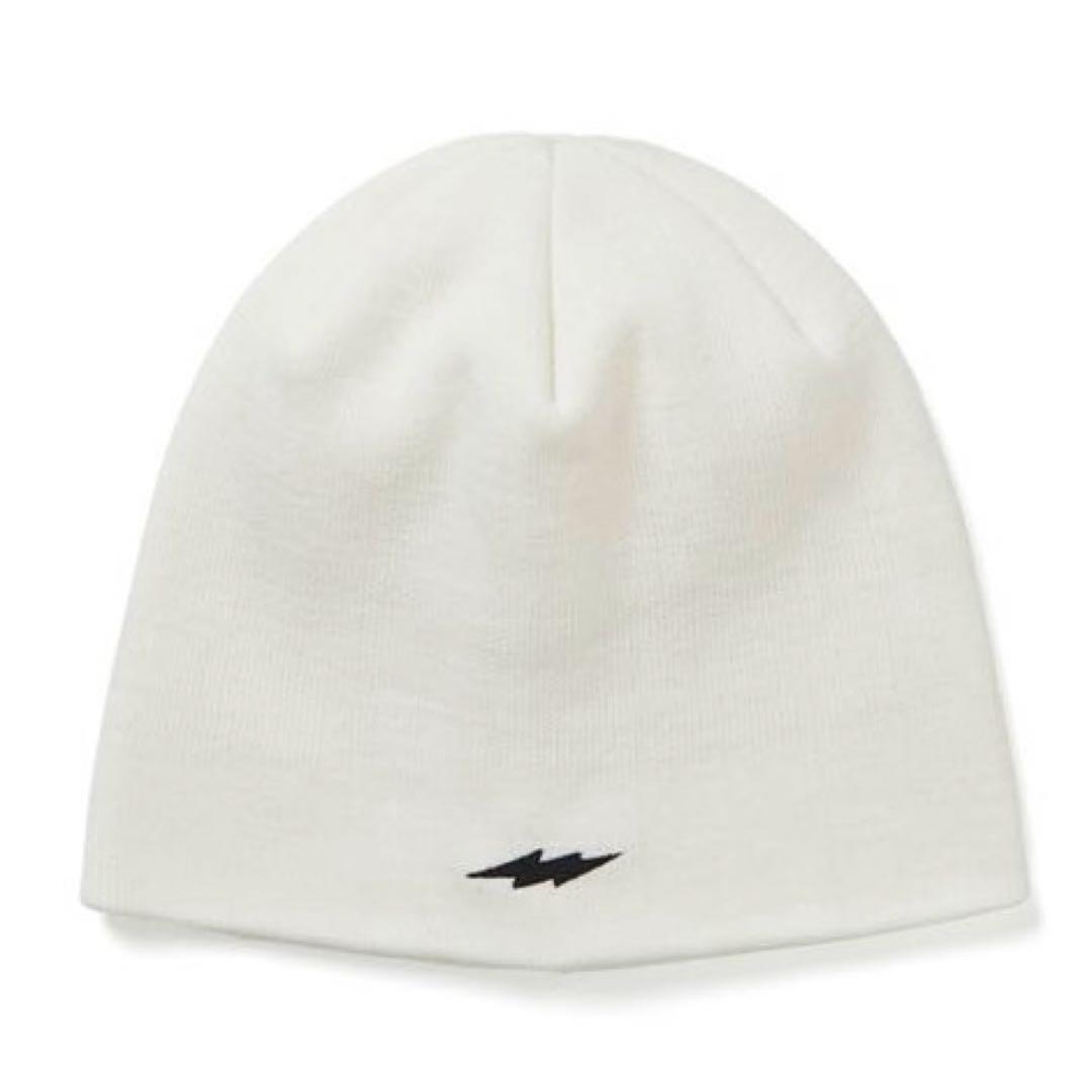 

[USED] WKNDRS Beanie Knit Hat White Unisex