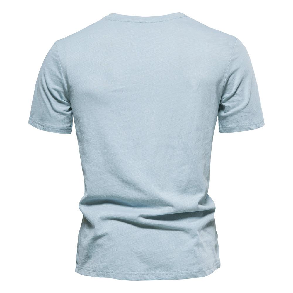 S1120558 Men's Short Sleeved T-shirt with Chest Pocket