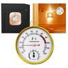 Hanging Sauna Thermometer Hygrometer 2-In-1 Indoor Sauna Room Sauna Centigrade Fahrenheit Temperature Humidity Monitor Gauge Sauna Accessories