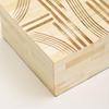 Geometric Bone Inlay Box Set of 2 – Handcrafted Modern Decorative Storage Boxes