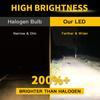 2PCS For Honda CRV CR-V 2007 2008-2014 LED Headlight Bulbs H4 HB2 High Low Beam Lamp H11 Fog Light 6000K CSP for Car Headlamp