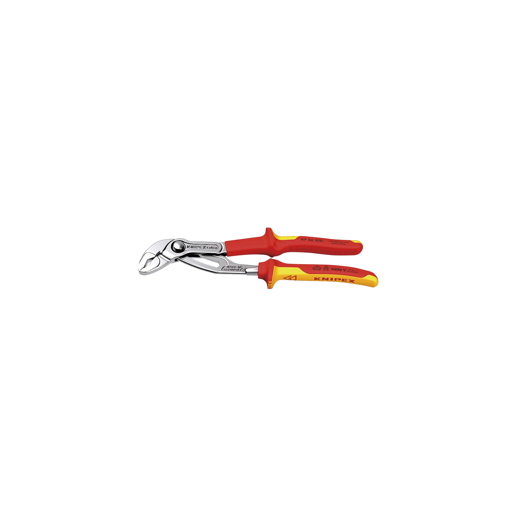 

KNIPEX Изолированные клещи Cobra для водяного насоса 1000 В 8726-250