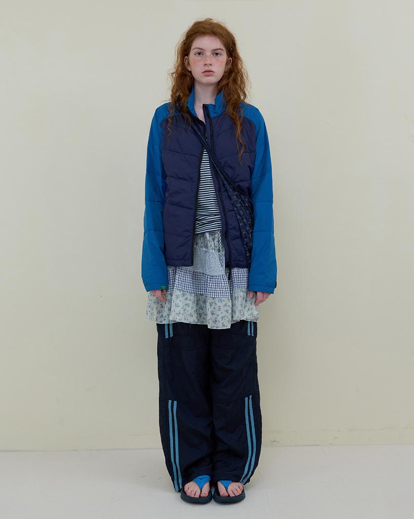 Nokeontencheu 241. Line Nylon Pants _ Navy