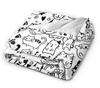 Funny Cat Lightweight Flannel Fleece Soft Throw Blanket for Teens Boys Girls Living Room Bedroom Couch Bed Sofa Travel Camping
