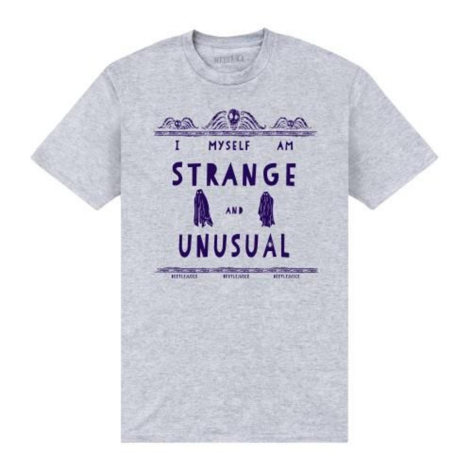 Beetlejuice Unisex Adult Strange And Unusual T-Shirt S чёрный