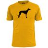 Mens Greyhound Dog Stencil T Shirt Pooch Hound Pet