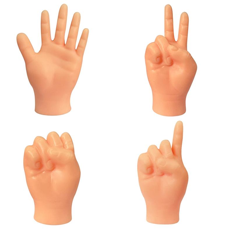 Katzenspielzeug, kleine handflächenförmige Mini-Hände, kreative Fingerlinge, kleine Hände, necken Kätzchen, Katzen, Massagegerät, Fellpflegehandschuhe, Heimtierbedarf