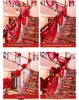 Wedding Stair Handrail Drapes & Double Happiness Ribbon Set