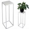 Macetero Moderno Loft Blanco Simple 003/K-12-1P-70B