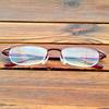 Titanium Alloy Frame Half-rim Spectacles Multi-coated Lenses Fashion Reading Glasses +0.75 To +4 with PU CASE