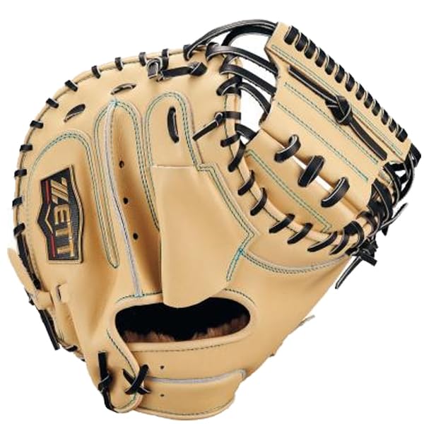 

ZETT Pro Status SE Hard Baseball Pastel Made in BPROC962SG Glove, Catcher s, B/Black (3219), Small, Japan,