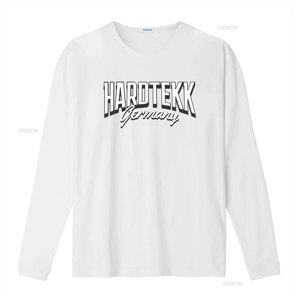 HARDTEKK Germany Techno Tekk Rave Fashion Streetwear Black T Shirt Stylish and Trendy for Lovers Vintage Washed Breathable
