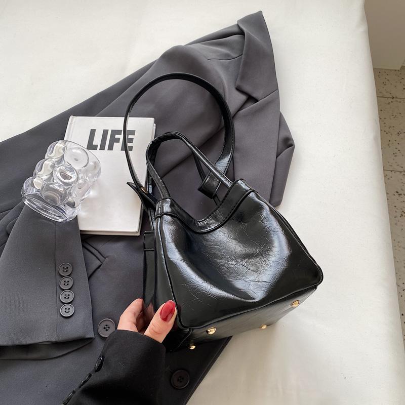 

Deformable Shoulder Crossbody Bags For Women Dual-strap Mini Underarm Tote Bag New Luxury Designer Purses And Handbag 30x18x17cm