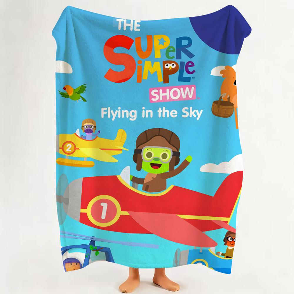 

song S Super S Simple S Songs Throw Flannel Throw Blanket Suitable for Sofa Living Room Bedroom 75cmx90cm