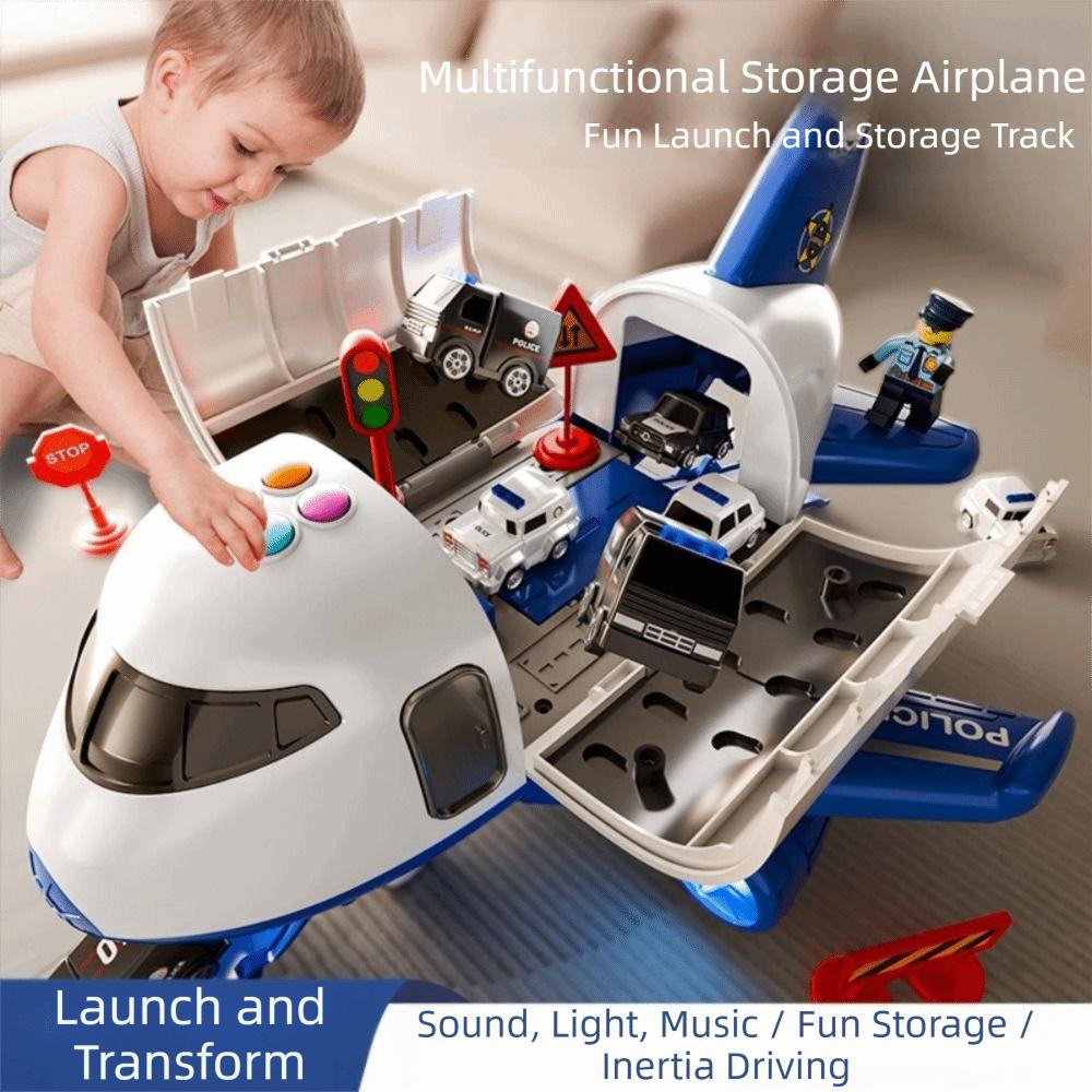 Theme Model Airplane Model Toys Light Simulation DIY Children's Toys  Kids Cars