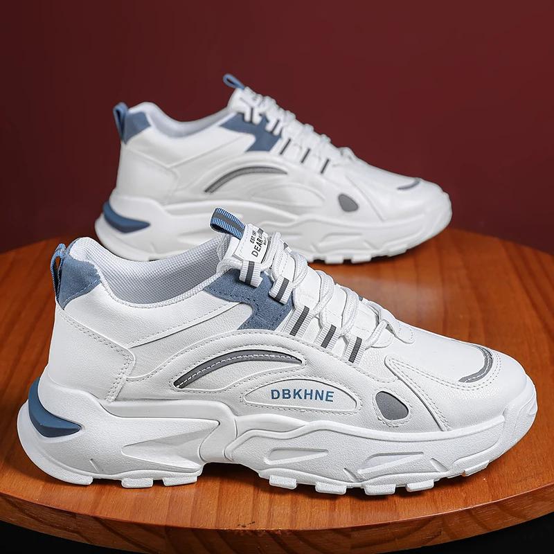 Fashion Men's Shoes Spring and Summer Canvas Breathable Casual Board Shoes Men's 2025 New Fashion Trend Low White Shoes Sneakers