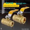 Copper Gas Ball Valve Check, Main Switch for Natural and Coal Gas, Available In Pipeline Fittings 1/2", 3/4", 1".
