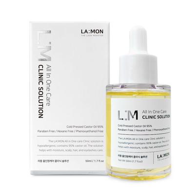 Lash Monster Clinic Solution 50ml Wimperndauerwelle Wimpernnährstoff Kopfhaut Haaröl Pflege All-in-One Lösung