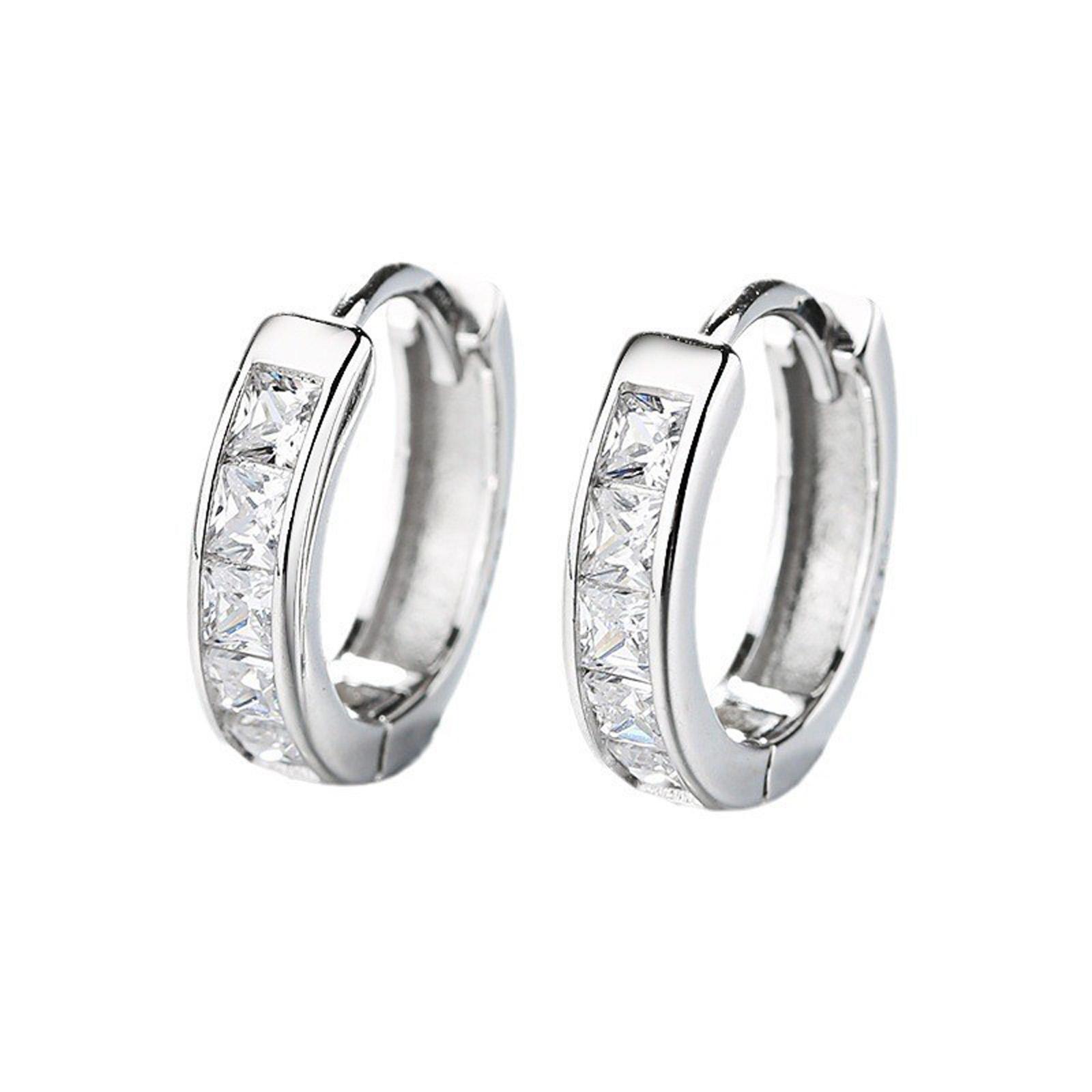 

Модная сверкающая серьга-кафф с инкрустацией бриллиантами для мужчин и женщин, легкие роскошные серьги с универсальным стильным дизайном, идеально подходят в качестве праздничных подарков One Size