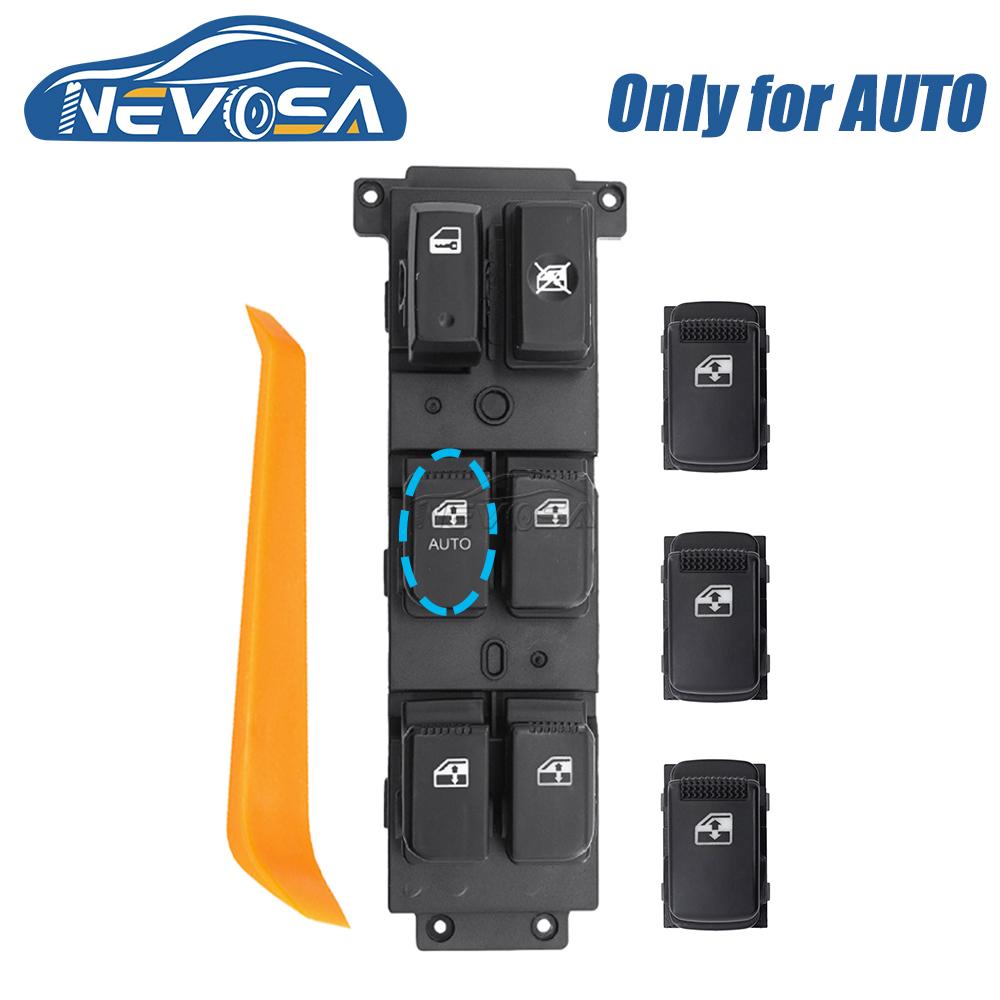 NEVOSA 93570-2B000 93580-2B000 Left Power Window Switch Rear Button For Hyundai SantaFe CM 2007 2008 2009 2010 2011 93570-2B140
