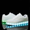 נעלי החלקה LED זוהרות יוניסקס - נטענות USB ופלורסנטיות
