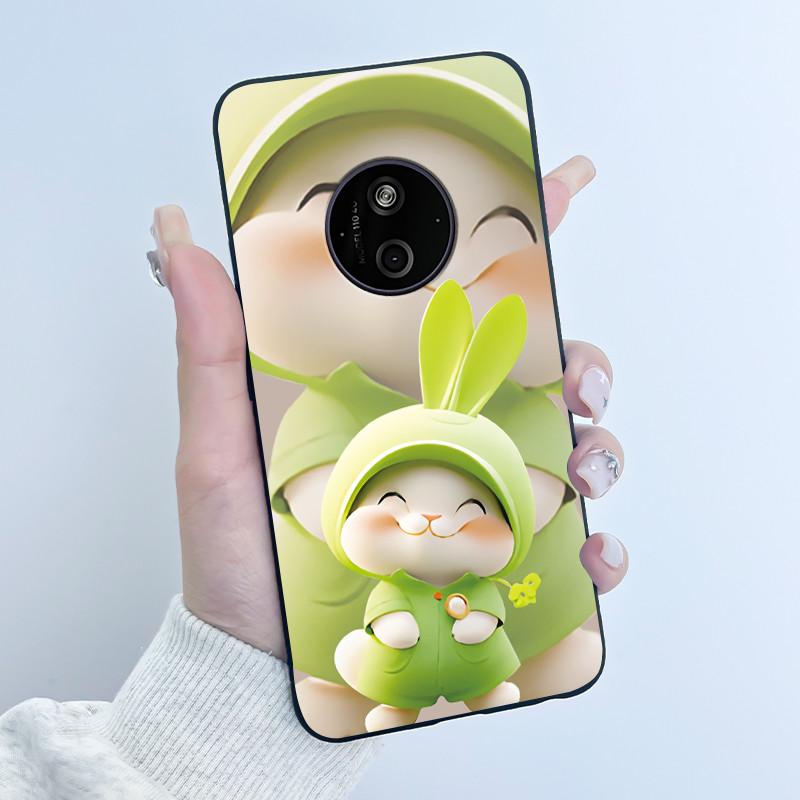 Casing For Nokia 125 110 4G 2024 HMD 110 Case Aesthetic Luxury Cute Cool Boys Girls Soft Silicone Black Matte Phone Cover Shell