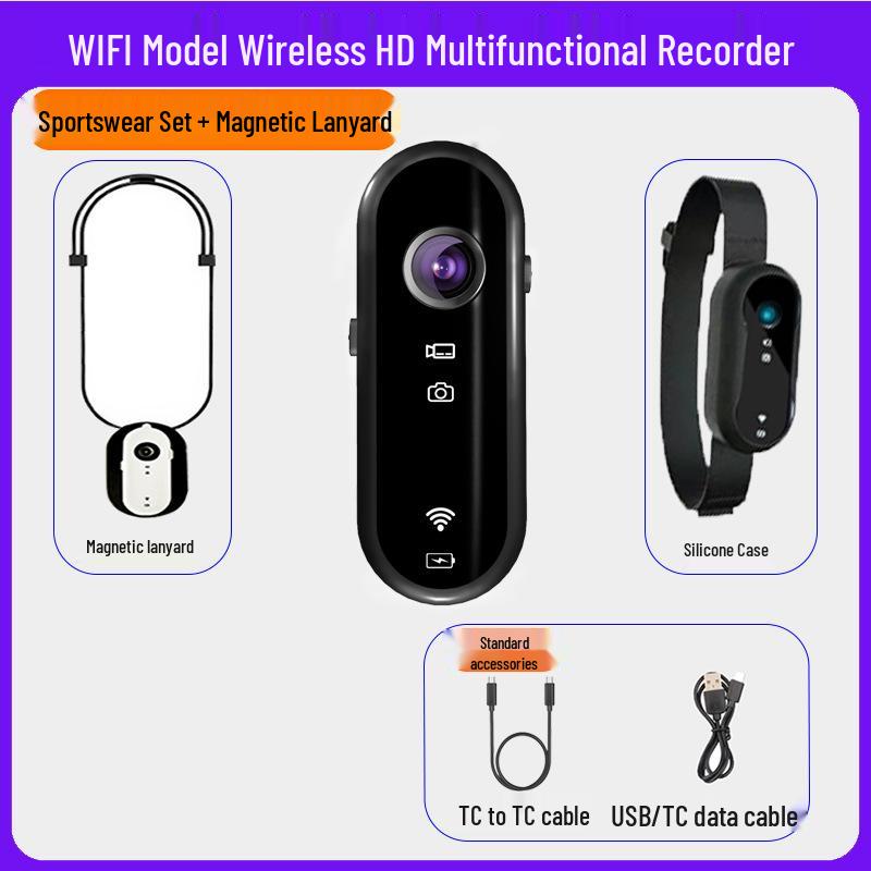 Thumb Action Camera for Cycling & Mountaineering - HD 1080p Ultra-Wide Angle 