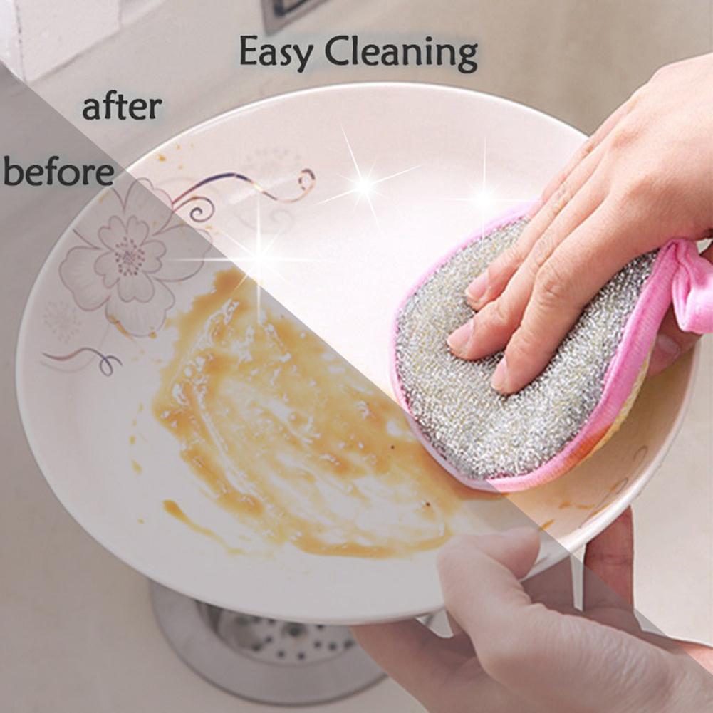 Cleaning Dishes As Shown In The Picture Dishwashing Sponge 40pcs Dishwashing Cleaning Sponges Cleaning Tool Stubborn Stains