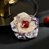 Classic Camellia Brooch Daily Versatile Anti-light Plant Flower Brooch Fashion Exquisite Accessories Women
