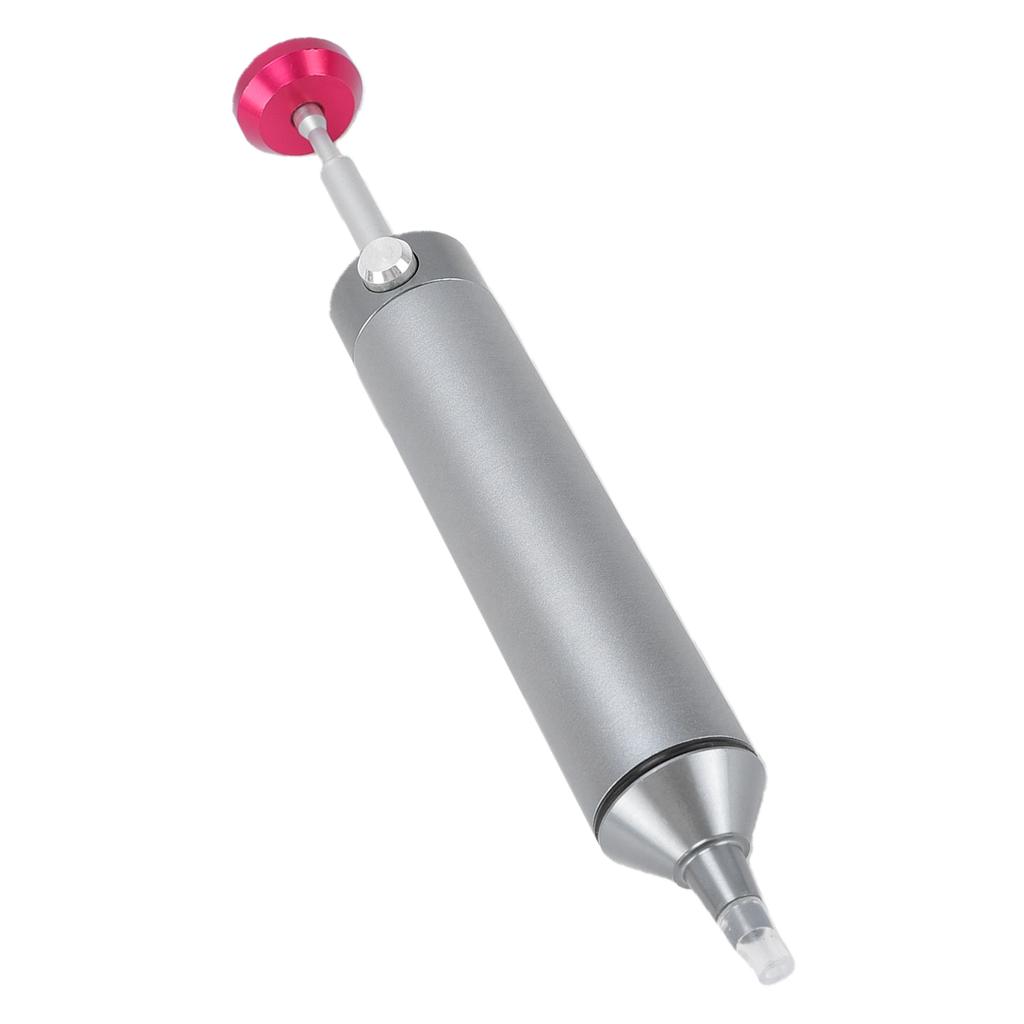 Manual Desoldering Pump with Anti Clogging Silicone Tip Industrial Grade Solder Sucker Tool for Parts Repair