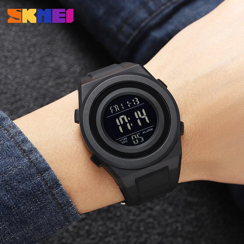 Skmei New Men Sport Digital Watch Dual Display Alarm Watch Waterproof Fashion Outdoor Wristwatches for Man Men 2080