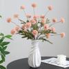 4pcs Plastic Artificial Small Thorn Ball Flowers Real Touch Fake Flowers  Lifelike