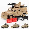 Set di Mattoncini Militari Veicoli Corazzati Veicoli Fuoristrada Forze Speciali Veicoli Antirivolta Swat Bambini Bambine Giocattoli da Assemblare Playset