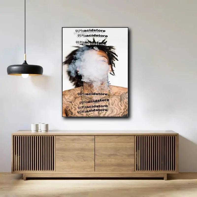 Wiz Khalifa Dekoration Kunstposter Wandkunst Personalisierbares Geschenk Modernes Familien Schlafzimmer Dekor Leinwandgemälde