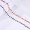 Qiaolanxuan Silver Plated Twisted Caterpillar Wave Bracelet - Women's Korean Fashion Jewelry