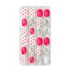 Barn Jul Negle Manikyr Tips Halloween Barn Falske Nails Press On Full Cover Selvklebende