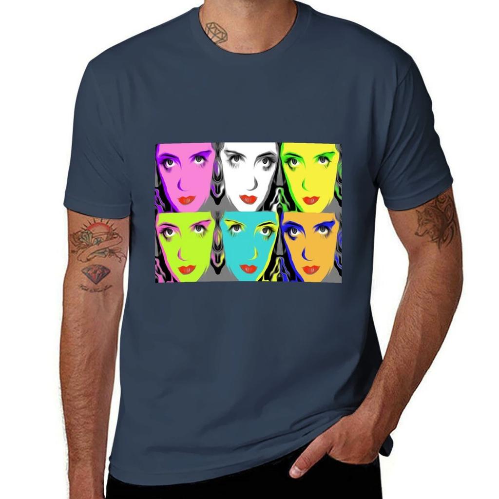 T-shirt Bette Davis T-shirt Essenziale a Colore Uniforme