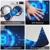Bitcoin Cryptocurrency Crypto Digital Code Doormat Mat Anti-Slip BTC Blockchain Bath Kitchen Garage Rug Carpet 40*60cm