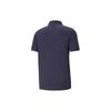 Puma Essentials Pique Logo Print Short Sleeve Polo Shirt Men tops Blue 586674-76
