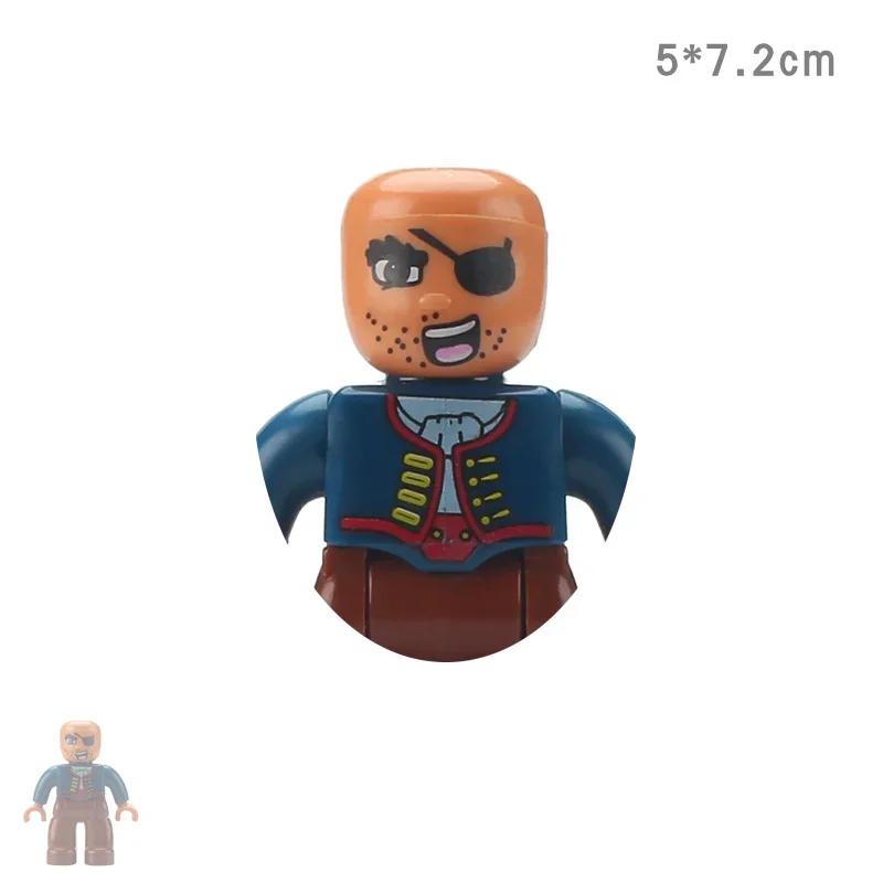Groot Formaat Bouwsteen Avontuursschip Serie Compatibel Duplo Dappere Piraten Schateiland Kinderen Cadeaus Montage Speelgoed