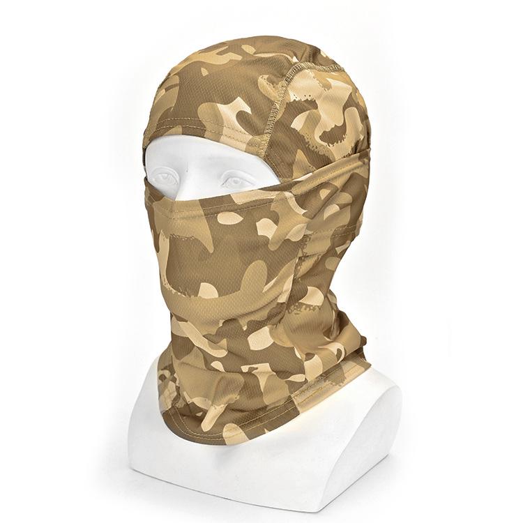 "Herren Camouflage Sonnenschutz Nacken- & Kopfbedeckung: Sommer Rad- & Angelmaske, Staubdichter Schal, Cooles Kopftuch"