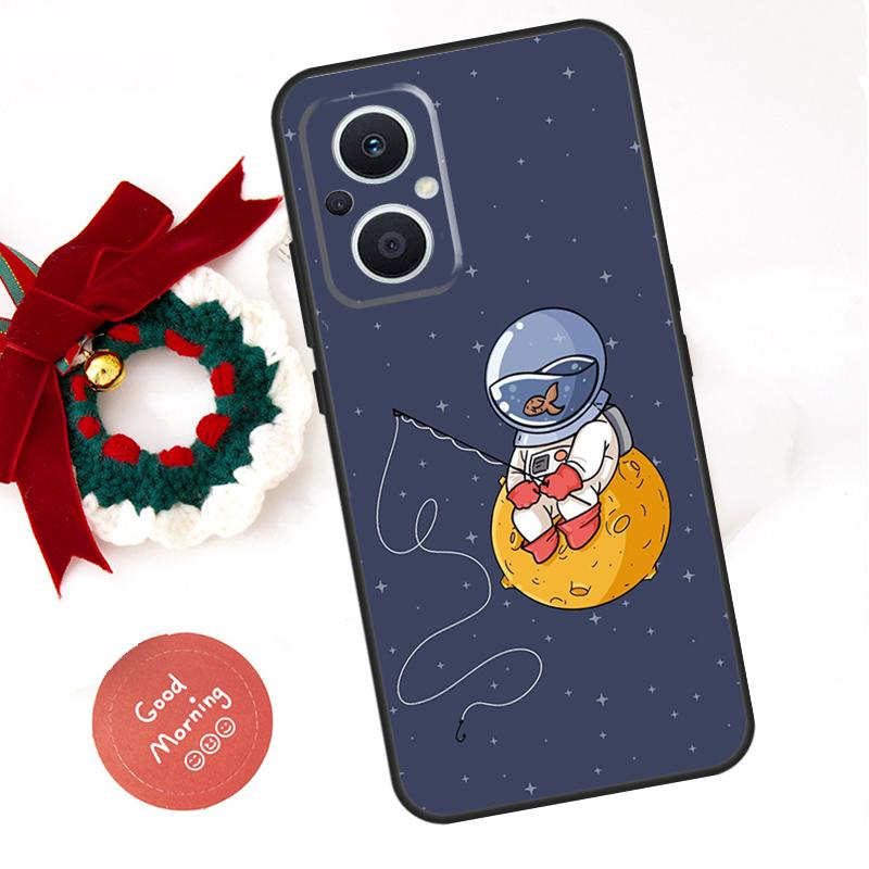 Star Astronaut Cute Funda For OPPO Reno 13 F 14 10 11 12 Pro 12F 11F 14F 7 8 Lite OPPO Find X9 X8 X6 X5 Pro Case