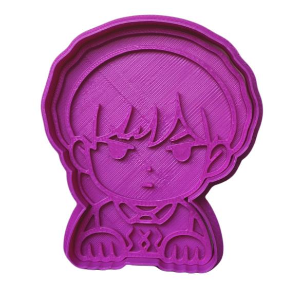 3D Printed Cookie Cutter & Stamp Set PLA Baking Mold for Themed Cookies Fondant Chocolate Easy-Release Party Dessert Molds