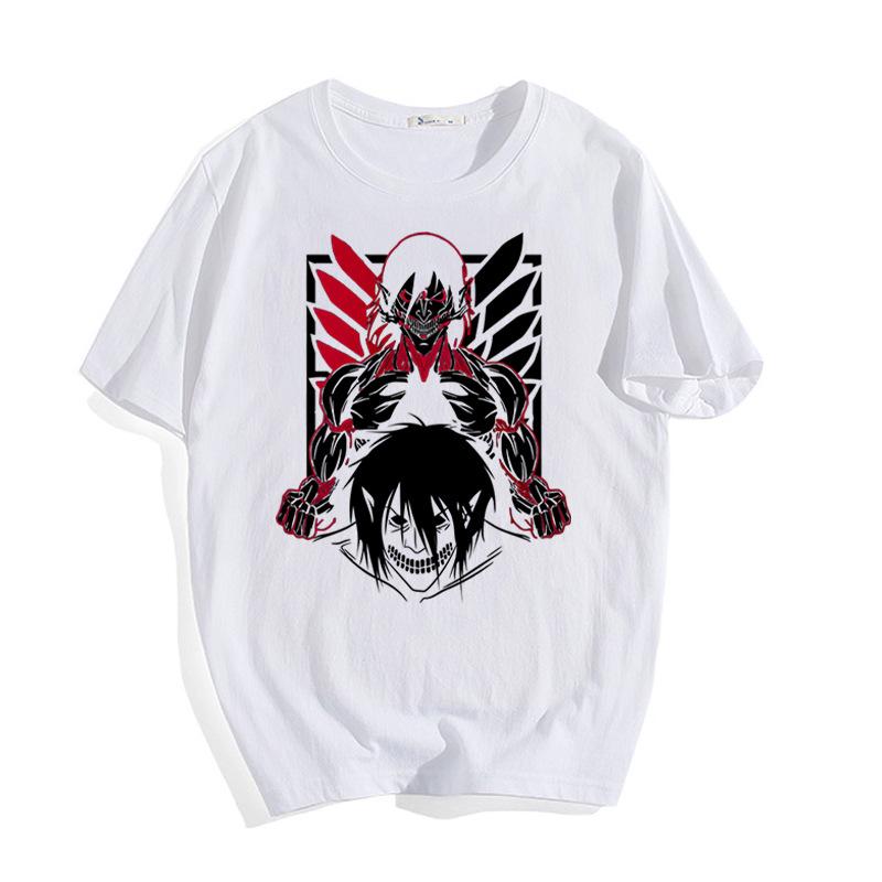 Anime Attack On Titan Peripheral New Sports Top Casual Short Sleeve T-Shirt