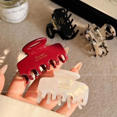 Vintage Hair Clips High Quality Square Hairpin Fashion Hair Claw