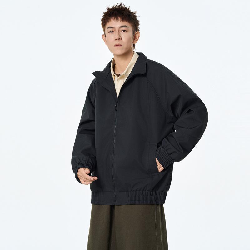 

Jacket Men s Jacket Outdoor Windproof Waterproof Loose Casual New Autumn and Winter Sportswear Solid Color Versatile 3XL