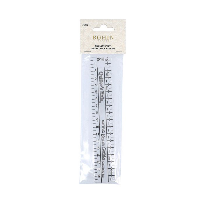 Metric Seam Guide 3x18 cm, guide de couture - Att - 75216